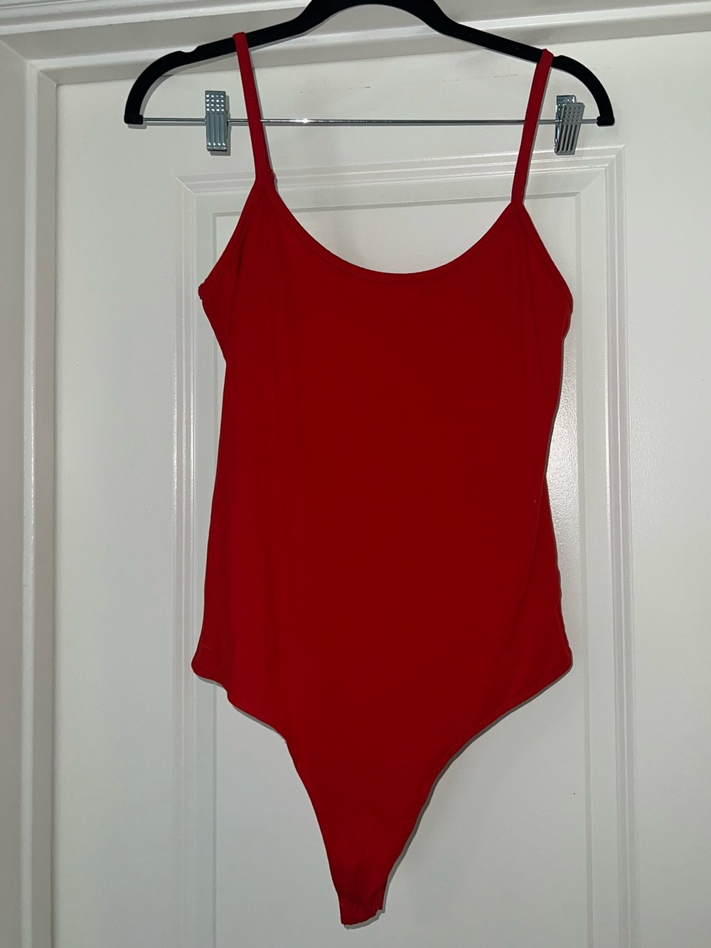 Socialite Red tank bodysuit